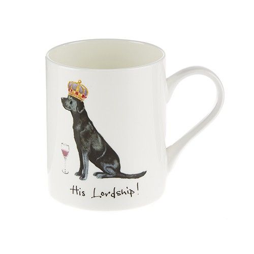 Fine Bone China Mug - His Lordship! (Labrador)