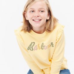 Lyndale Frill Sweatshirt - Primrose Yellow