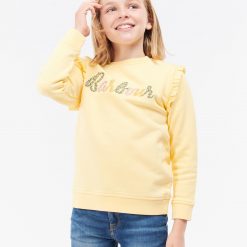 Lyndale Frill Sweatshirt - Primrose Yellow