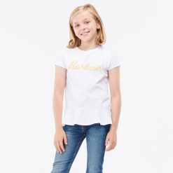 Girls Rebecca T-Shirt - White