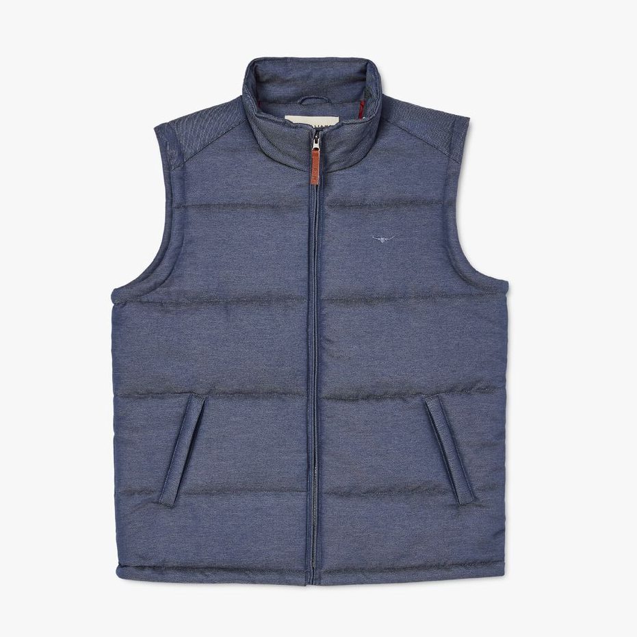 R.M Williams Patterson Creek Vest - Indigo - Ruffords Country Store