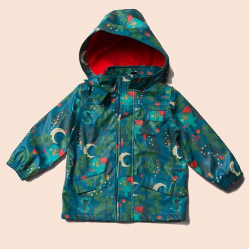 Midnight Jungle Waterproof Lined Recycled Coat