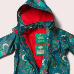 Midnight Jungle Waterproof Lined Recycled Coat