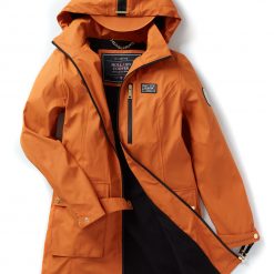 Brecon Rain Coat - Burnt Orange