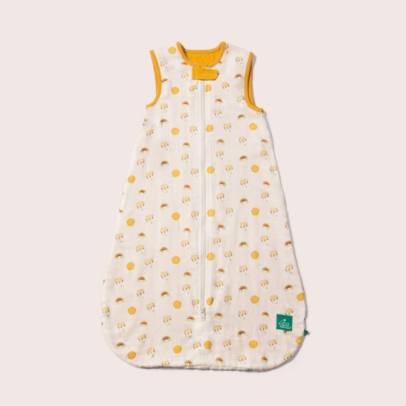 Sunshine & Rainbows Organic Baby Sleeping Bag - 1 Tog