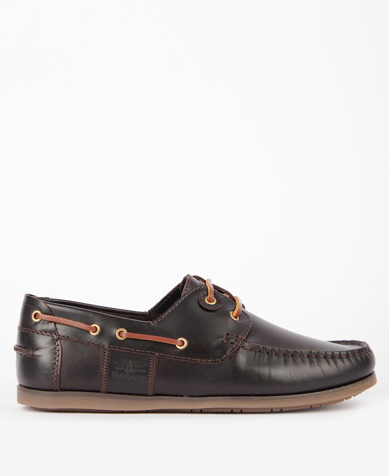 Barbour Capstan Boat Shoe - Dark Brown - Ruffords Country Store