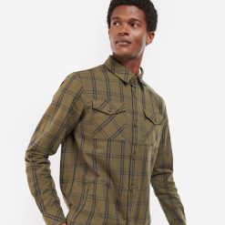 Essential Tattersall Over Shirt - Ivy Green