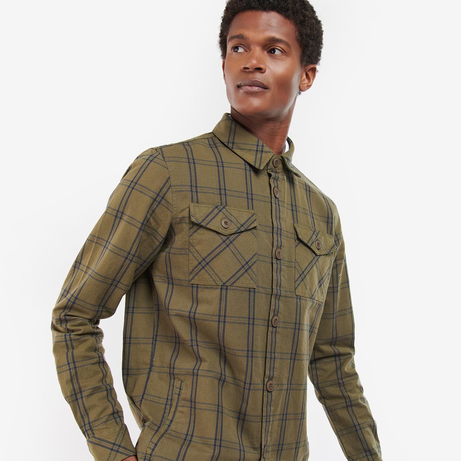 Essential Tattersall Over Shirt Ivy Green Ruffords Country Store