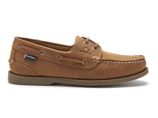 Chatham The Deck II G2 Leather Boat Shoes - Walnut