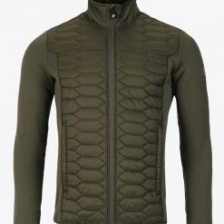 Levo Quilted Mid Layer - Khaki