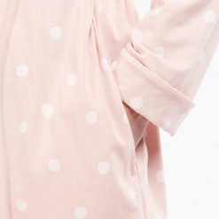 Dotty Robe - Petal Pink