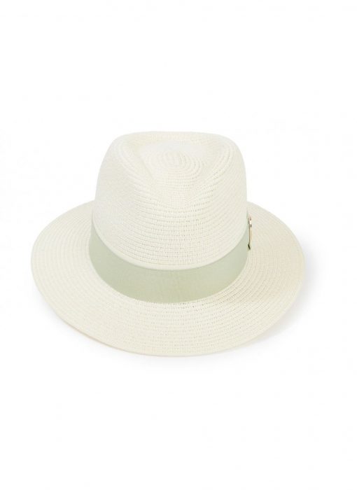 Water Resistant Large Brim Hat. Sage & Rust – Sara Tiara