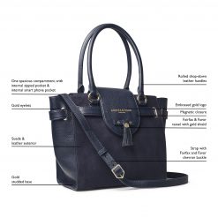 The Windsor Tote - Navy