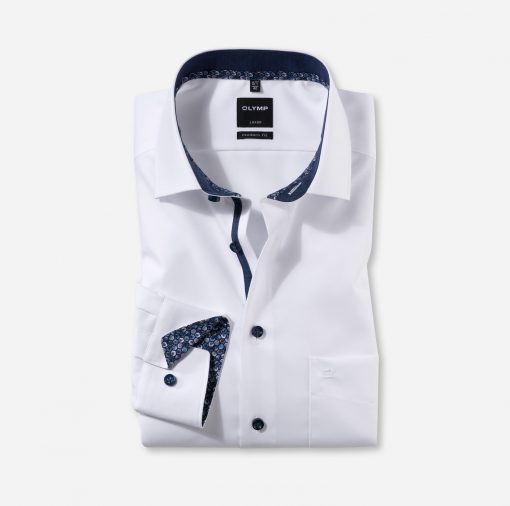 Luxor Modern Fit Business Shirt - White