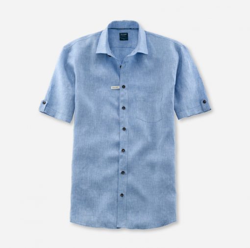 Modern Fit Casual Shirt - Blue