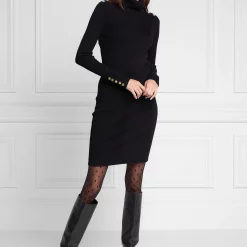 Kensington Jumper Dress - Black