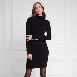 Kensington Jumper Dress - Black