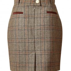 Knightsbridge Skirt - Bourbon Tweed