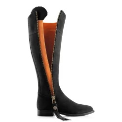 The Regina Suede Boot Narrow Fit - Black