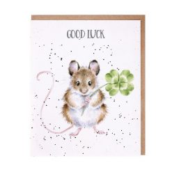 'Little Clover' Good Luck Card