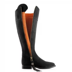 The Regina Suede Boot Sporting Fit - Black