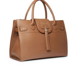 The Windsor Workbag - Pebbled Tan Leather