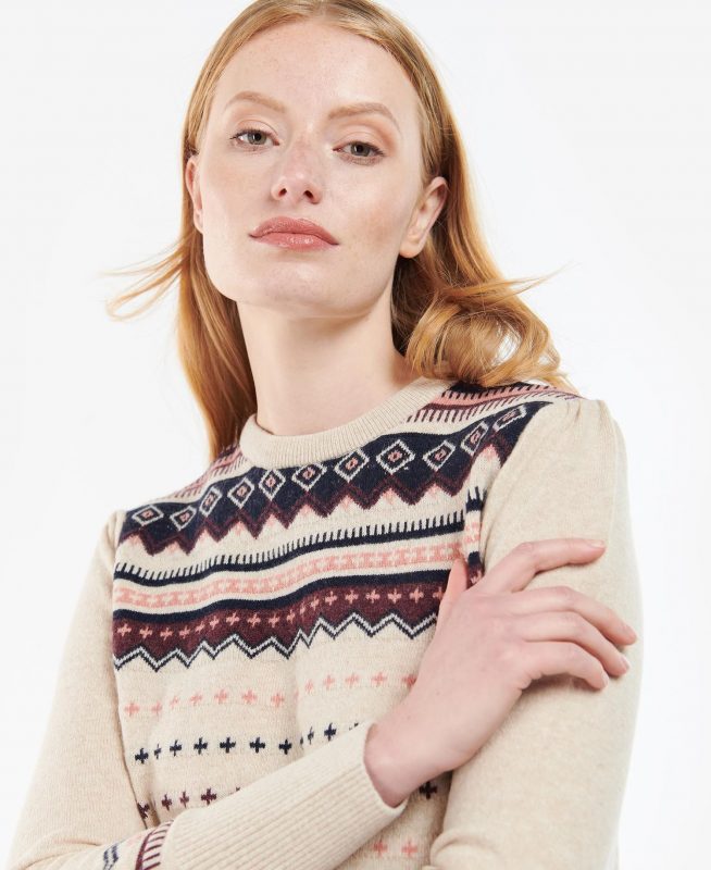 Barbour Birch Knit - Oatmeal - Ruffords Country Store