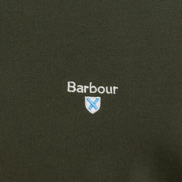 Barbour Ridsdale Crew Neck Sweatshirt - Forest - Ruffords Country Store