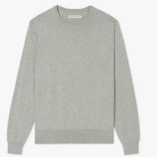 R.M Williams Howe Sweater - Grey Marle