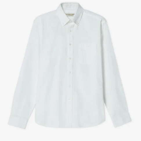 R.M Williams Collins Button Down Shirt - White