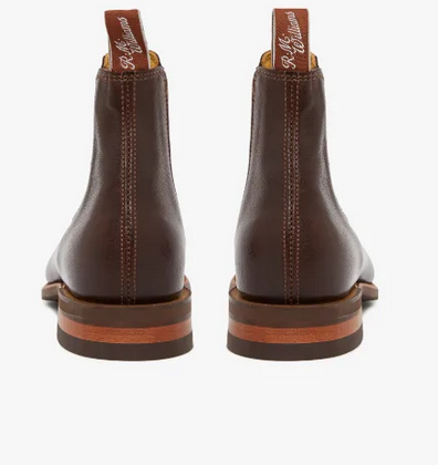 R. M. Williams Kangaroo Comfort Craftsman Boots - Chocolate - Ruffords ...