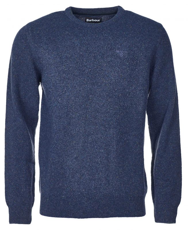 Barbour Tisbury Crew Neck Sweater - Deep Blue - Ruffords Country Store