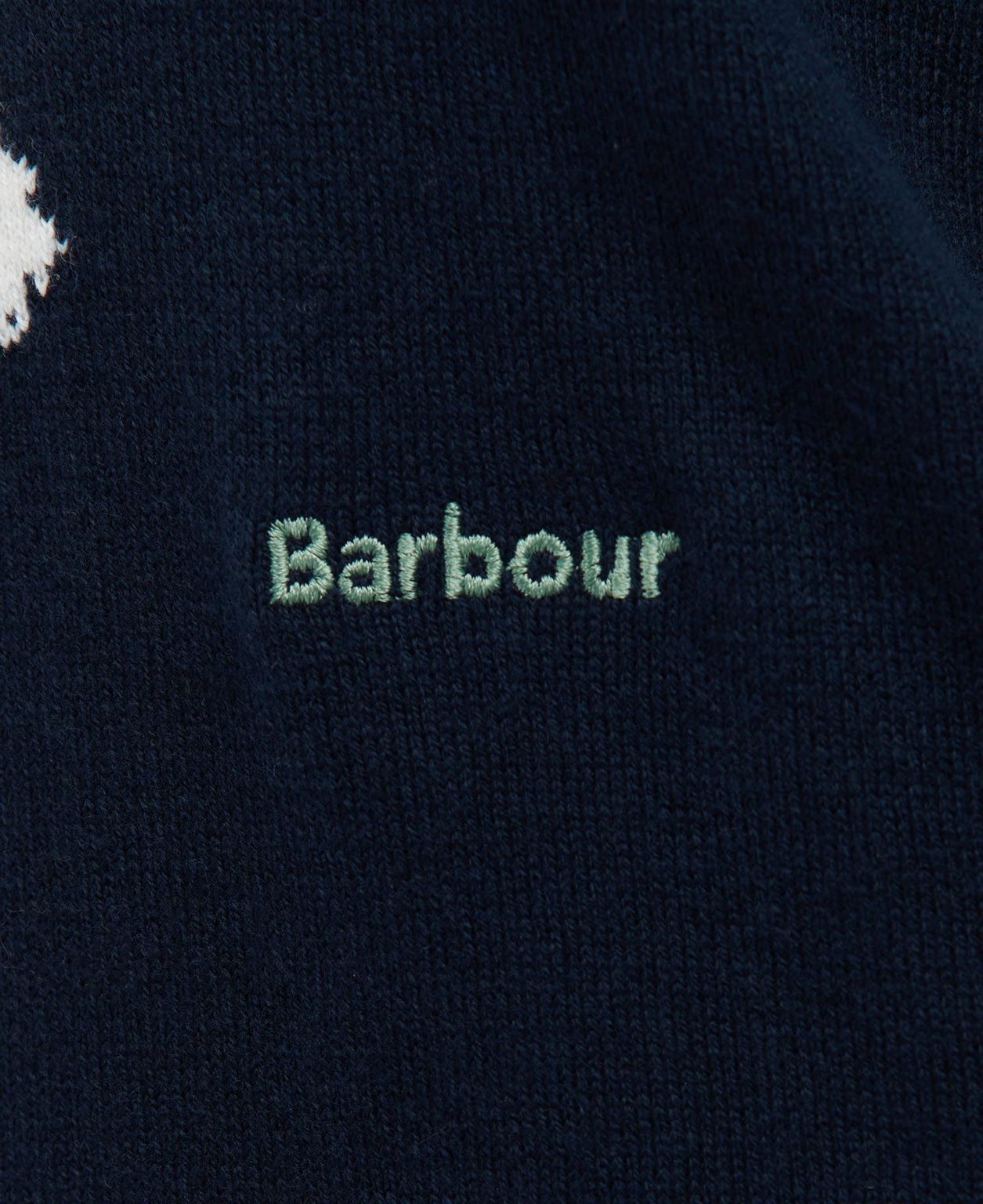 Barbour Fareham Knit Sweatshirt - Navy - Ruffords Country Store