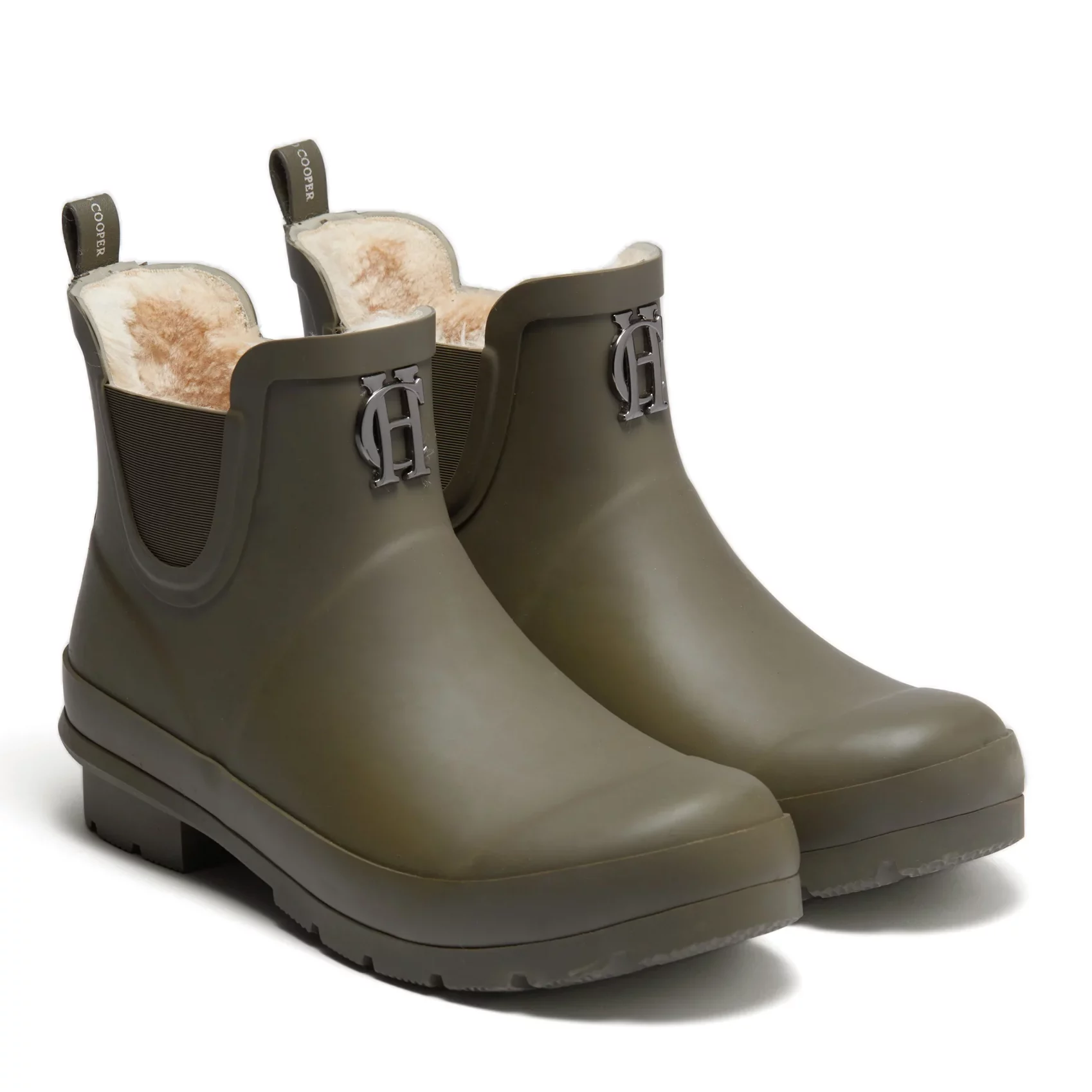 Rubber chelsea store boots