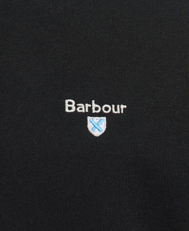 Barbour Rothley Half Zip Sweatshirt - Black - Ruffords Country Store