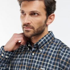Barbour Coll Thermo Shirt - Inky Blue