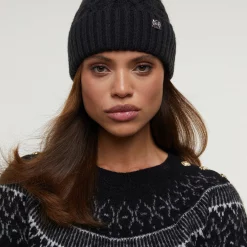 Windsor Bobble Hat - Dark Grey Marl