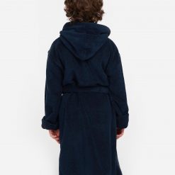 Boys Lucas Dressing Gown - Navy
