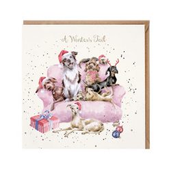 'A Winter's Tail' Dog Christmas Card