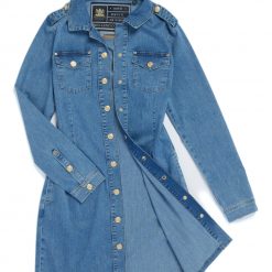 Denim shirt dress 1