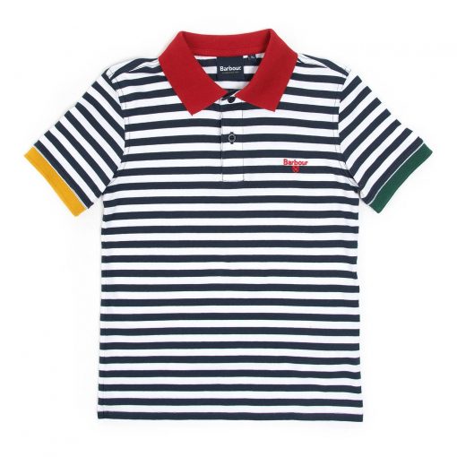 Barbour Boys Earle Polo Shirt - Navy