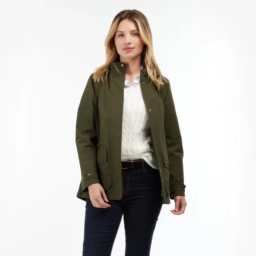 Barbour barogram hot sale jacket olive