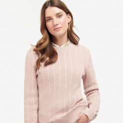 Barbour Fieldrose Knitted Jumper Rose