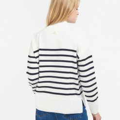 Barbour-Pearl-Knitted-Jumper-Ecru-Stripe-4