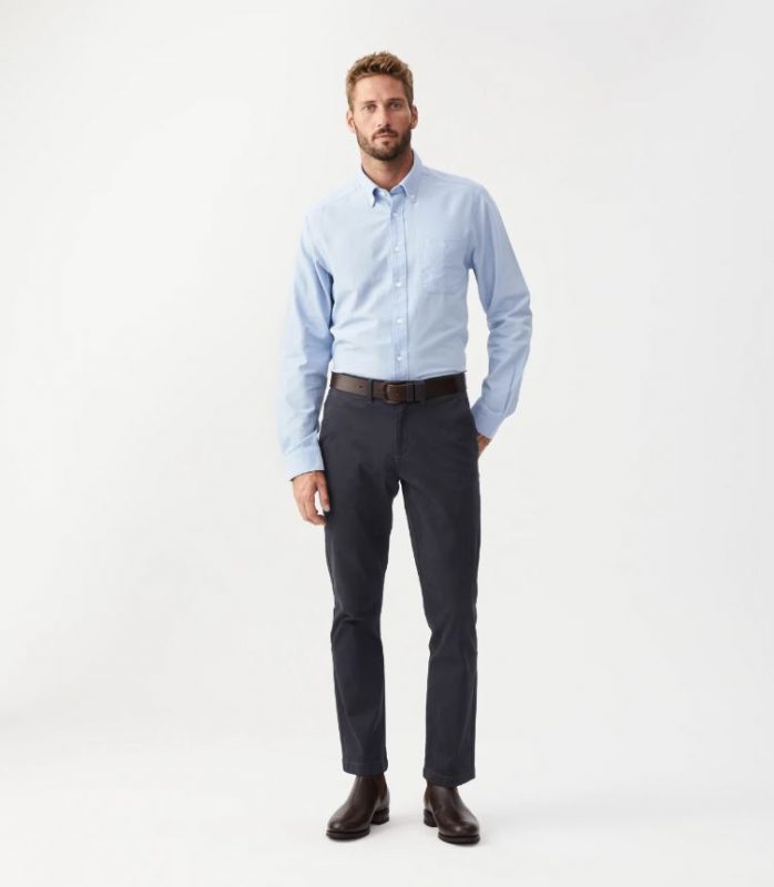 R.M Williams Stirling Chino Trousers - Navy - Ruffords Country Store
