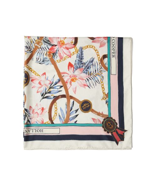 Holland Cooper Silk Scarf - Seychelles - Ruffords Country Store