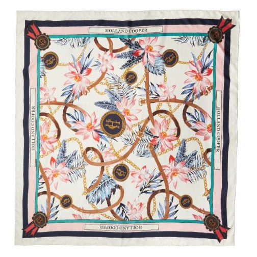 Holland Cooper Silk Scarf - Seychelles - Ruffords Country Store
