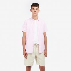 Barbour Oxford Short Sleeve Shirt Pink