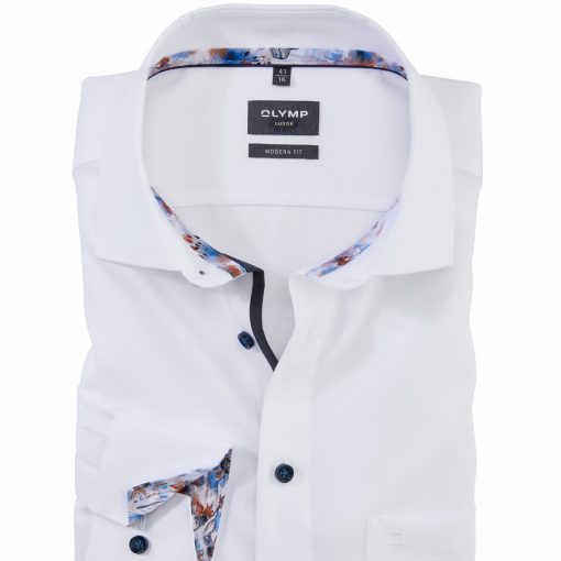 Olymp Luxor Business Fit Shirt - White