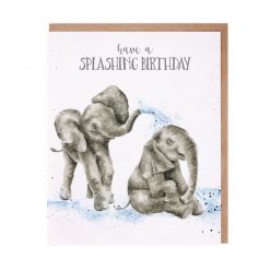 Wrendale Splashing Birthday Card